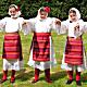 children folk dancing in vlaski costume at a fete