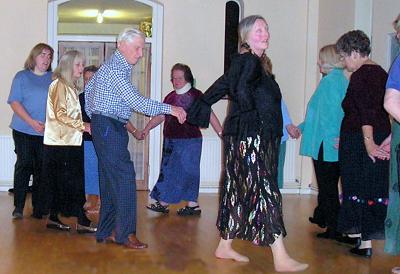 International folk dancing at East Preston