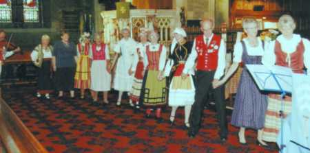 Folkestone National Dance Group in costume