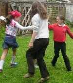 children's folk dance lesson